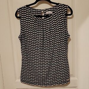Calvin Klein Checkered Sleeveless Top